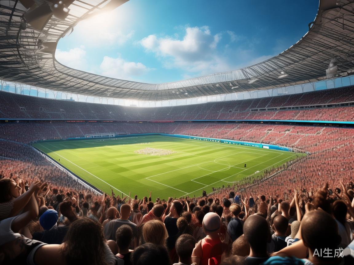 现代体育场不仅是运动竞技的舞台，更是人们情感交流和