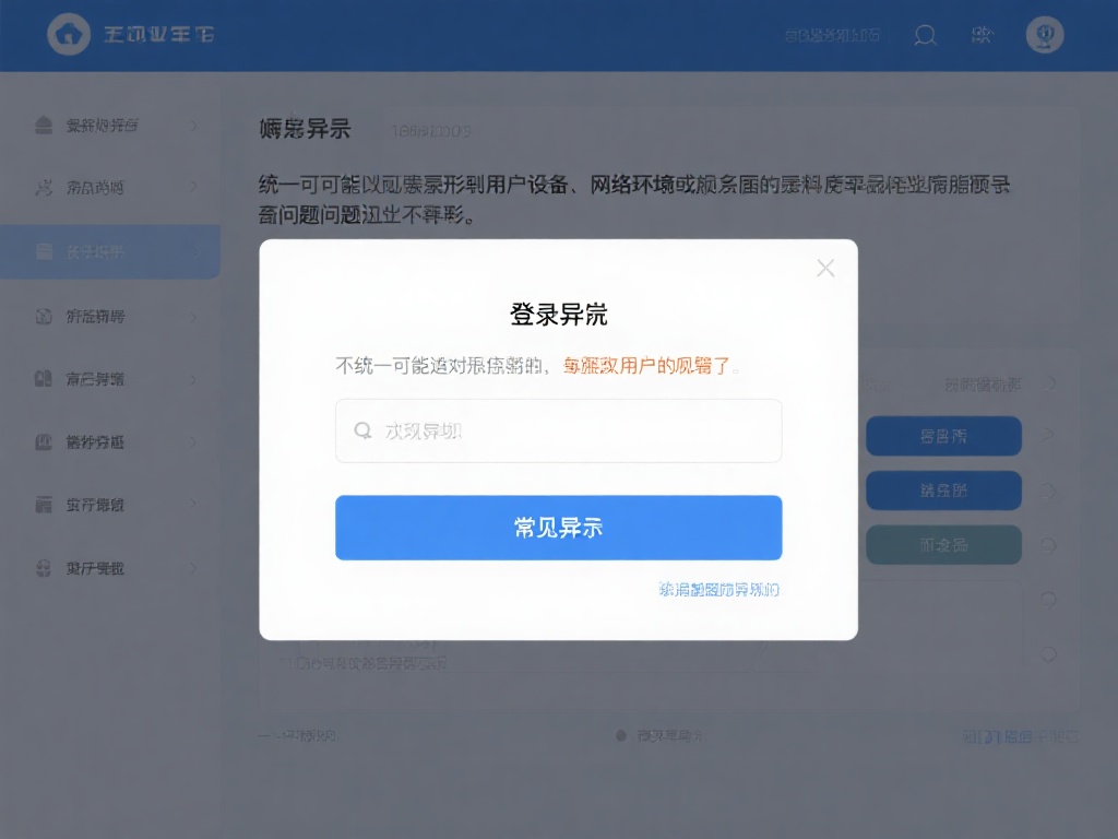 贝博BB登录中心登录异常问题解决全攻略 登录异常的表现形式并不统一,可能因用户设备、网络环